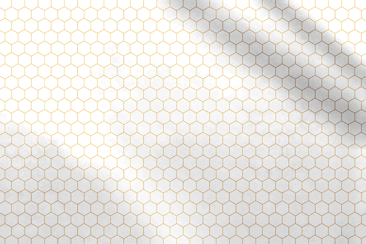 zijdevloei honeycomb goud