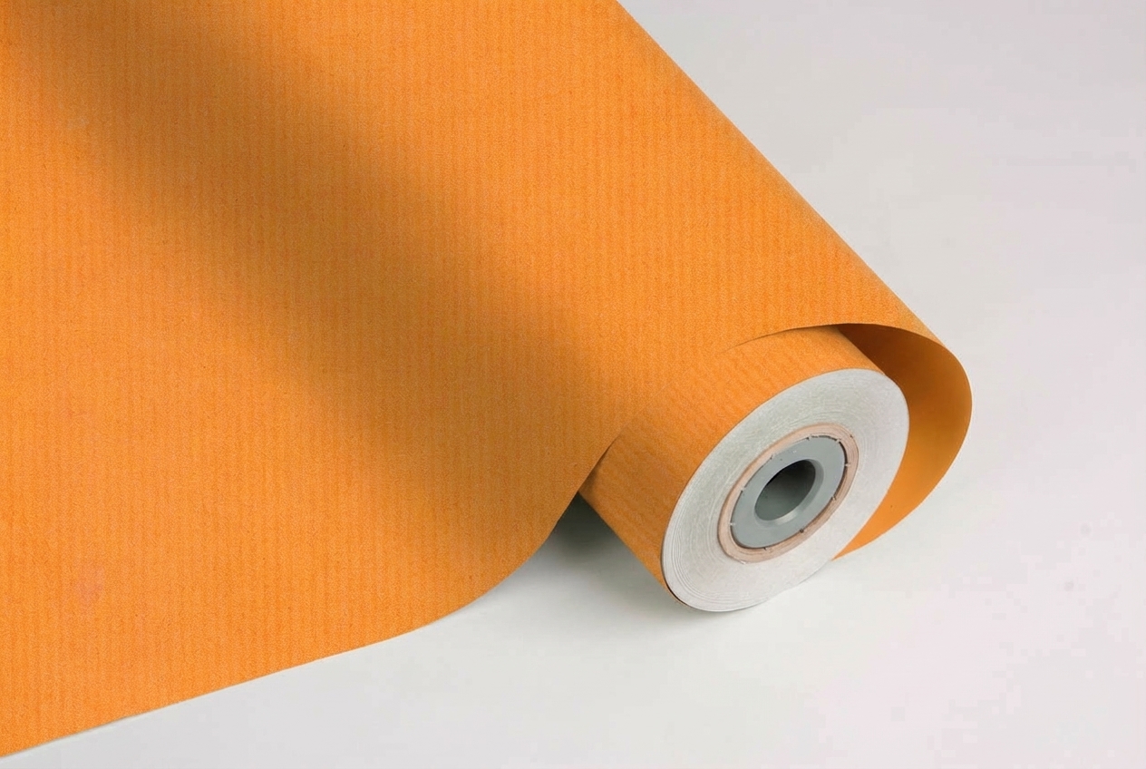 inpakpapier uni oranje kraft