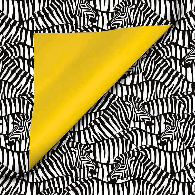 Inpakpapier Golden Zebra 