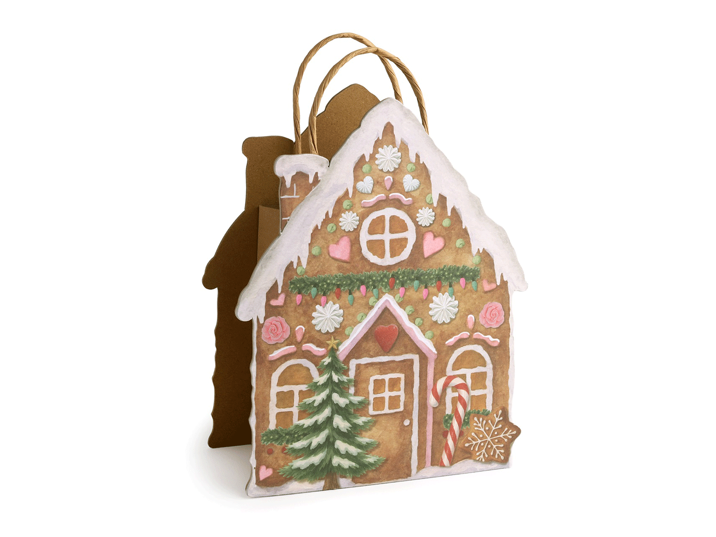 Pak a 5 papieren tas Gingerbread 