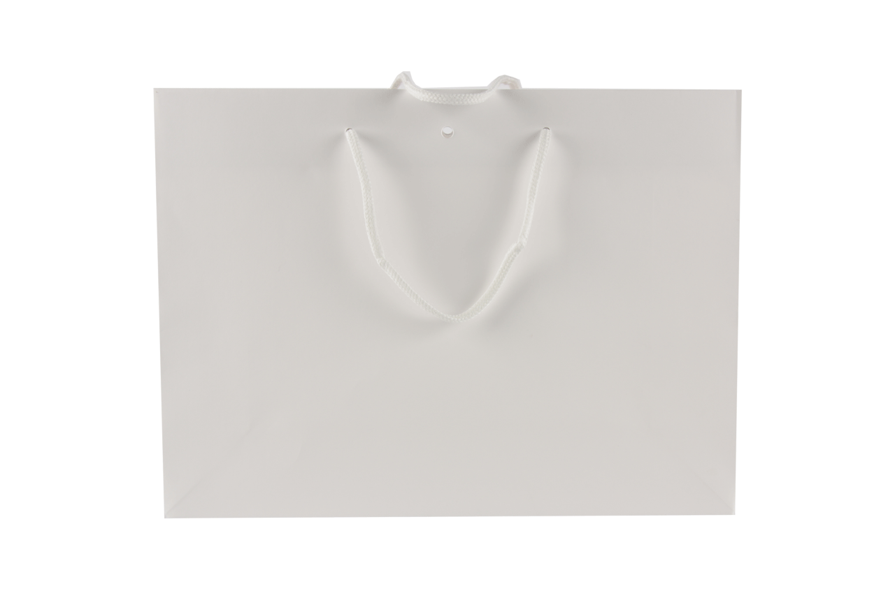 Luxe papieren draagtas wit