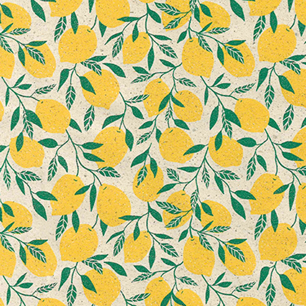 inpakpapier lemons graspapier