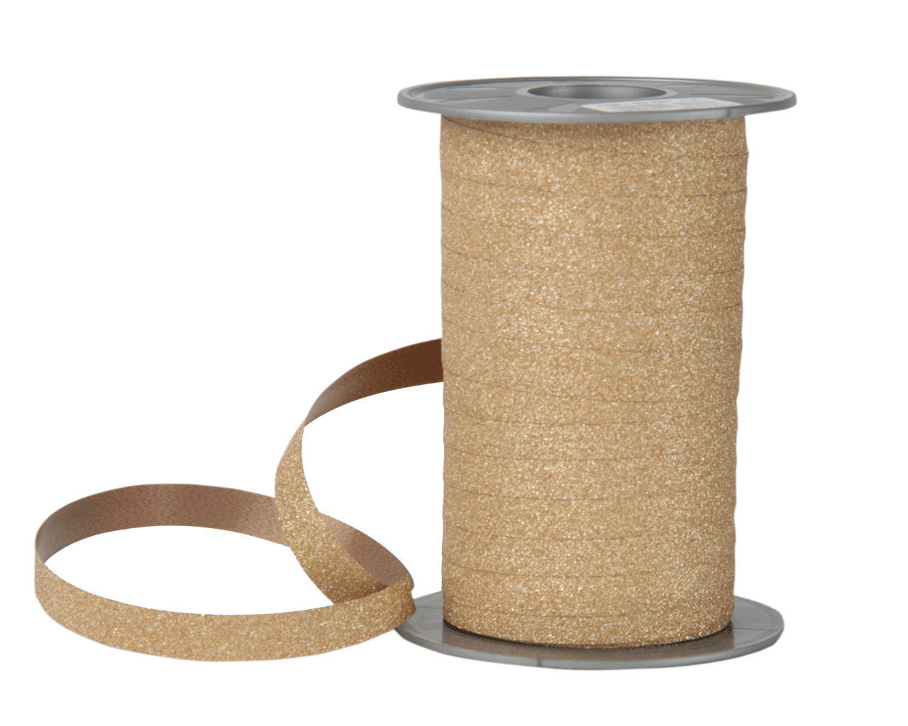 Krullint Poly Glitter Koper 