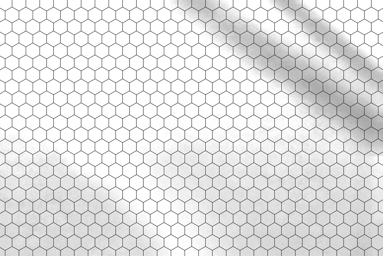 zijdevloei honeycomb zwart