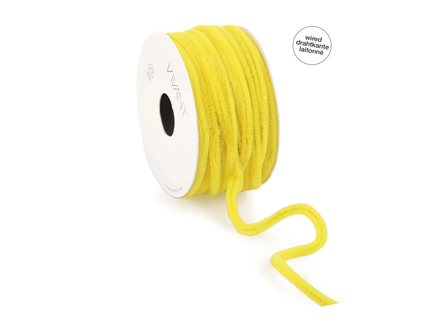chenille met draad