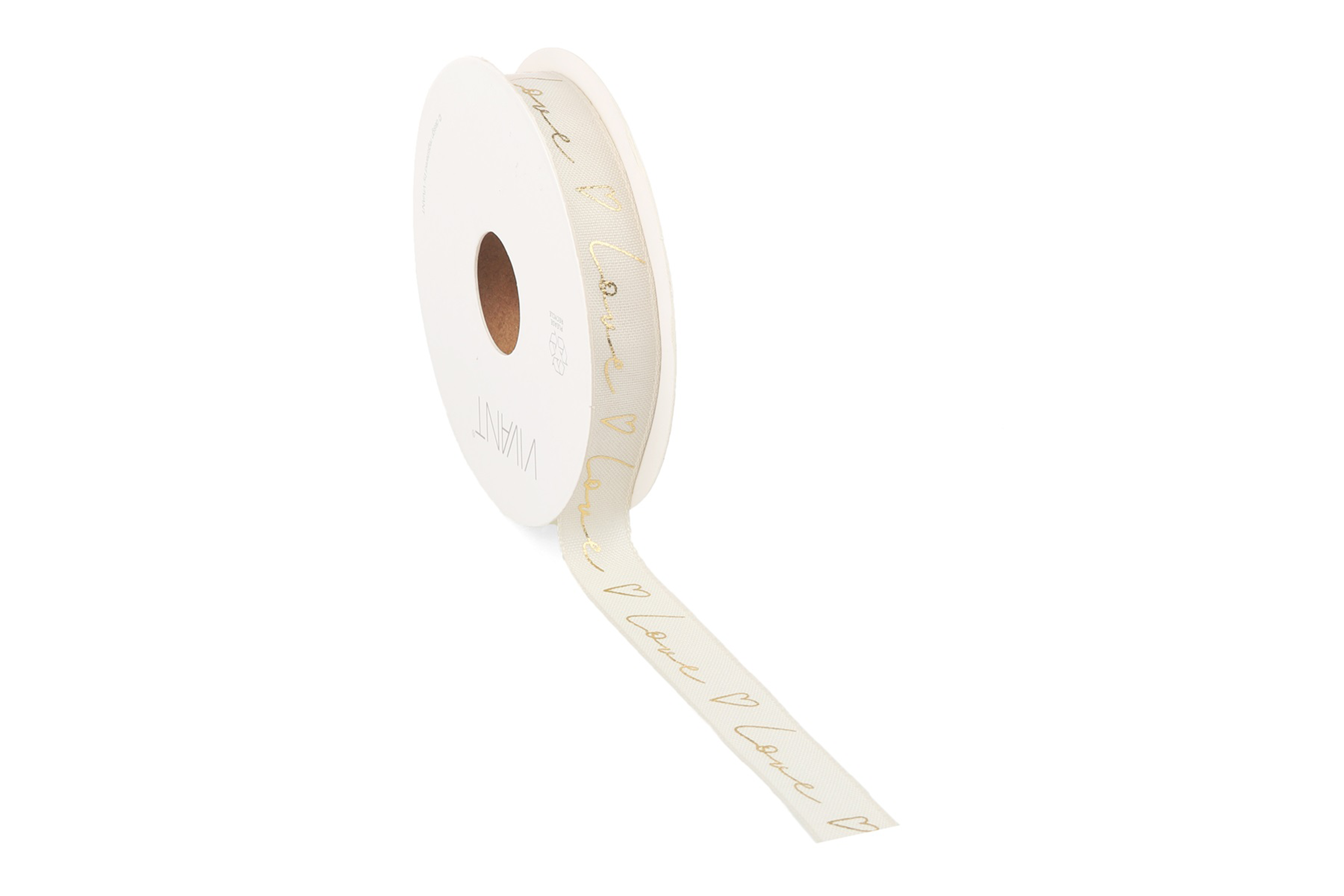 Lint Love Written Creme Goud 