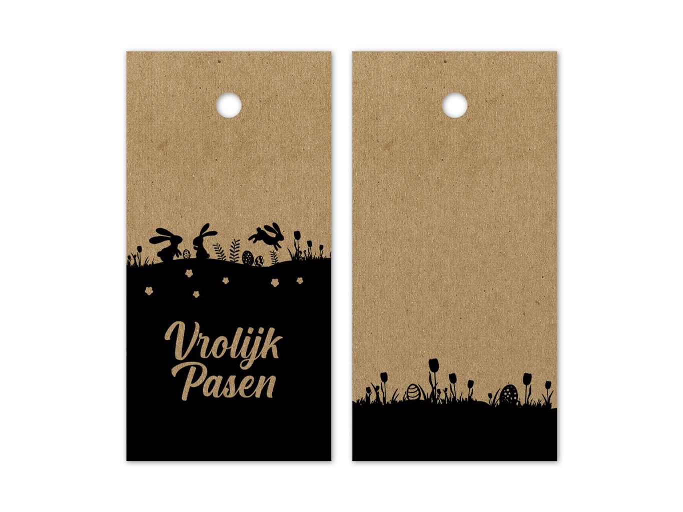 Hangkaartjes skyline pasen