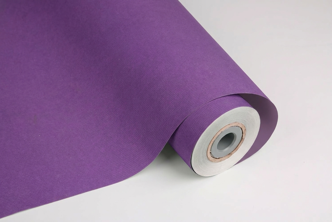 inpakpapier uni paars kraft