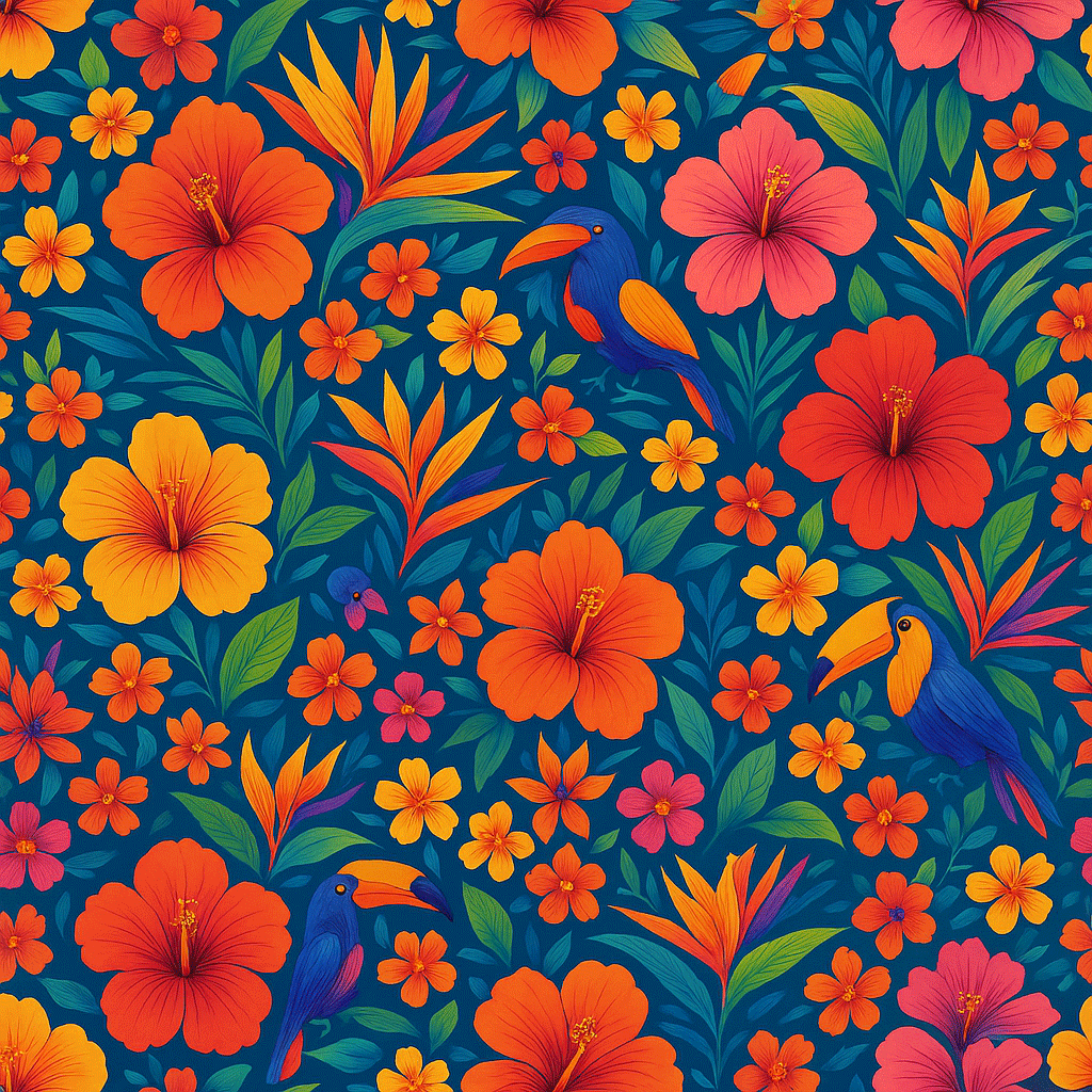 inpakpapier sunset tropics