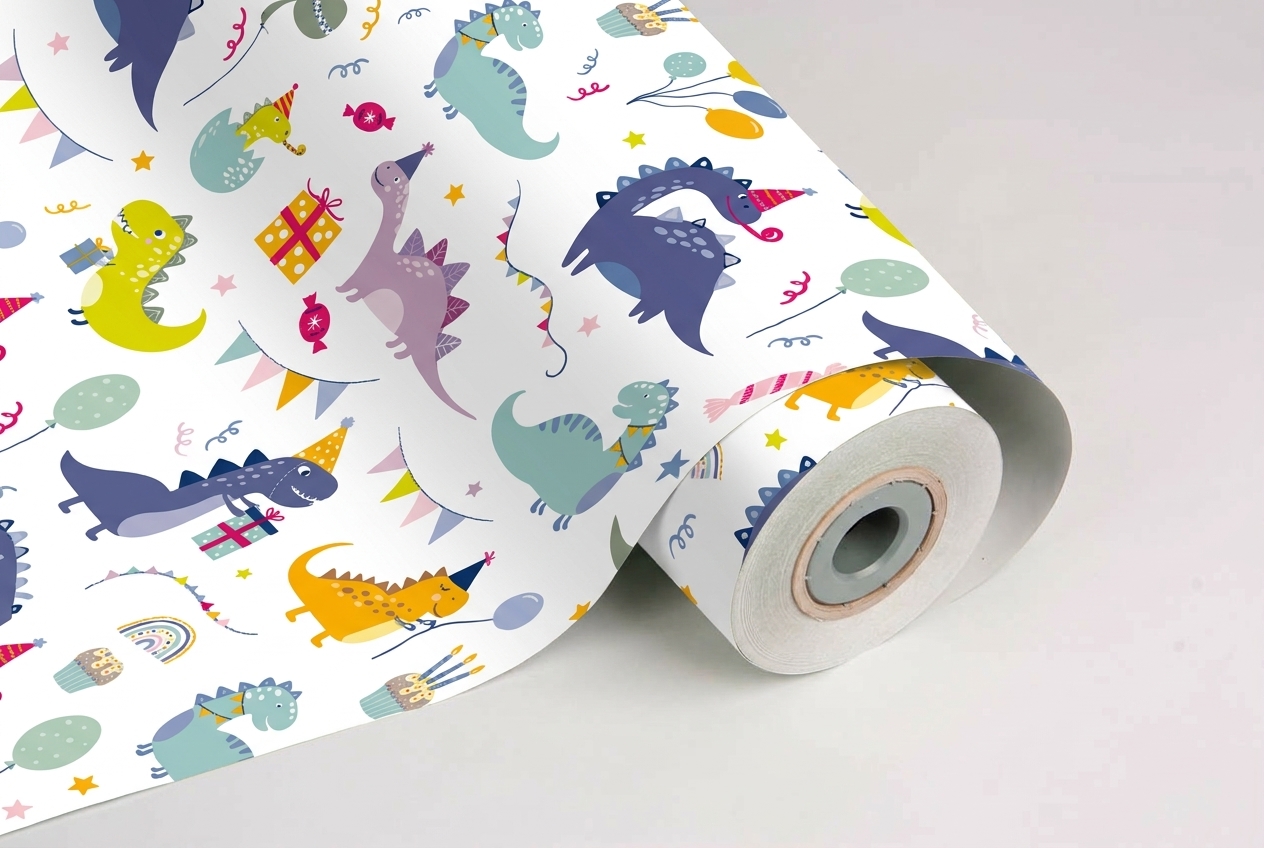 inpakpapier party dinosaur