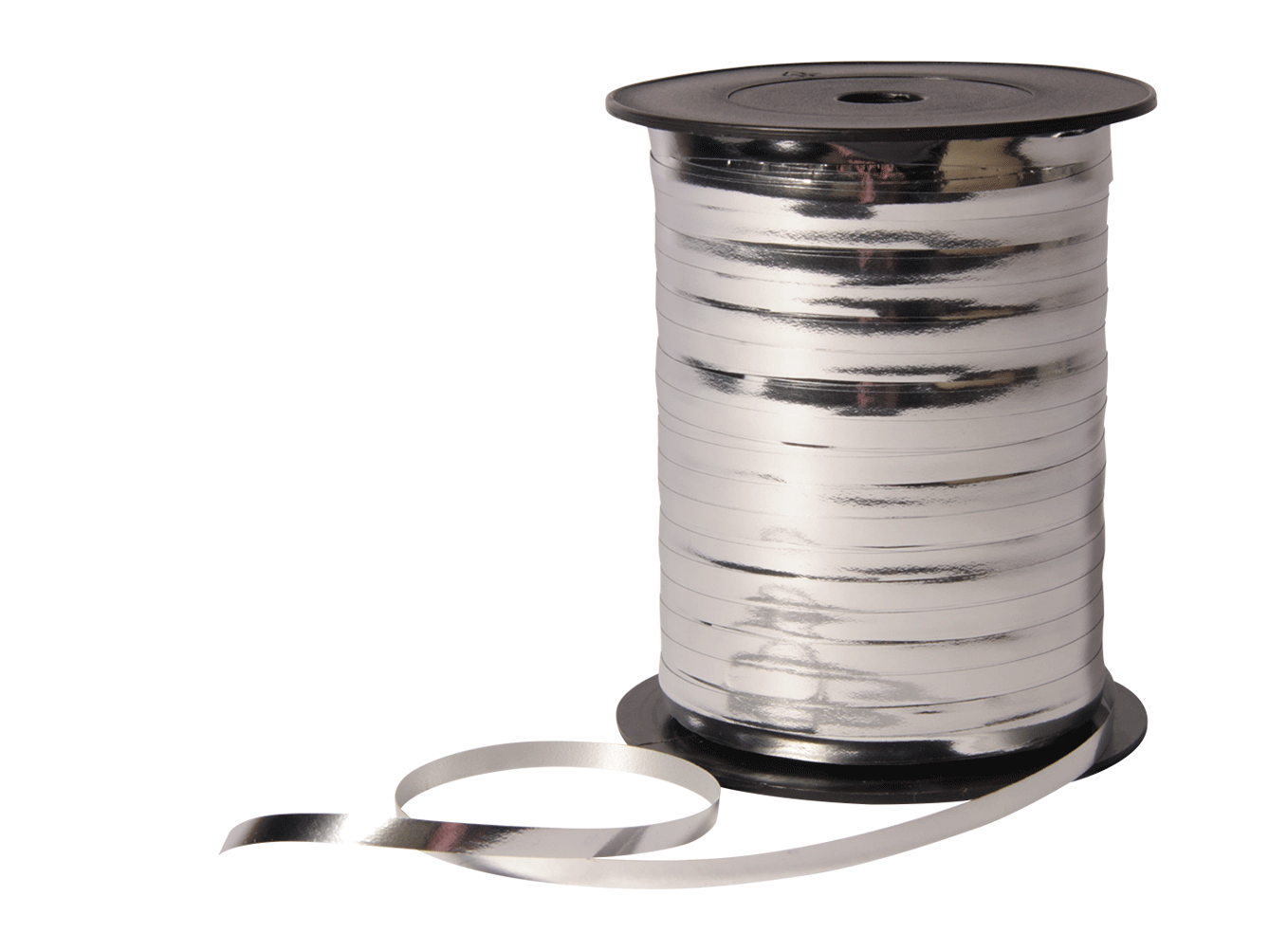 Krullint metallic zilver diverse formaten