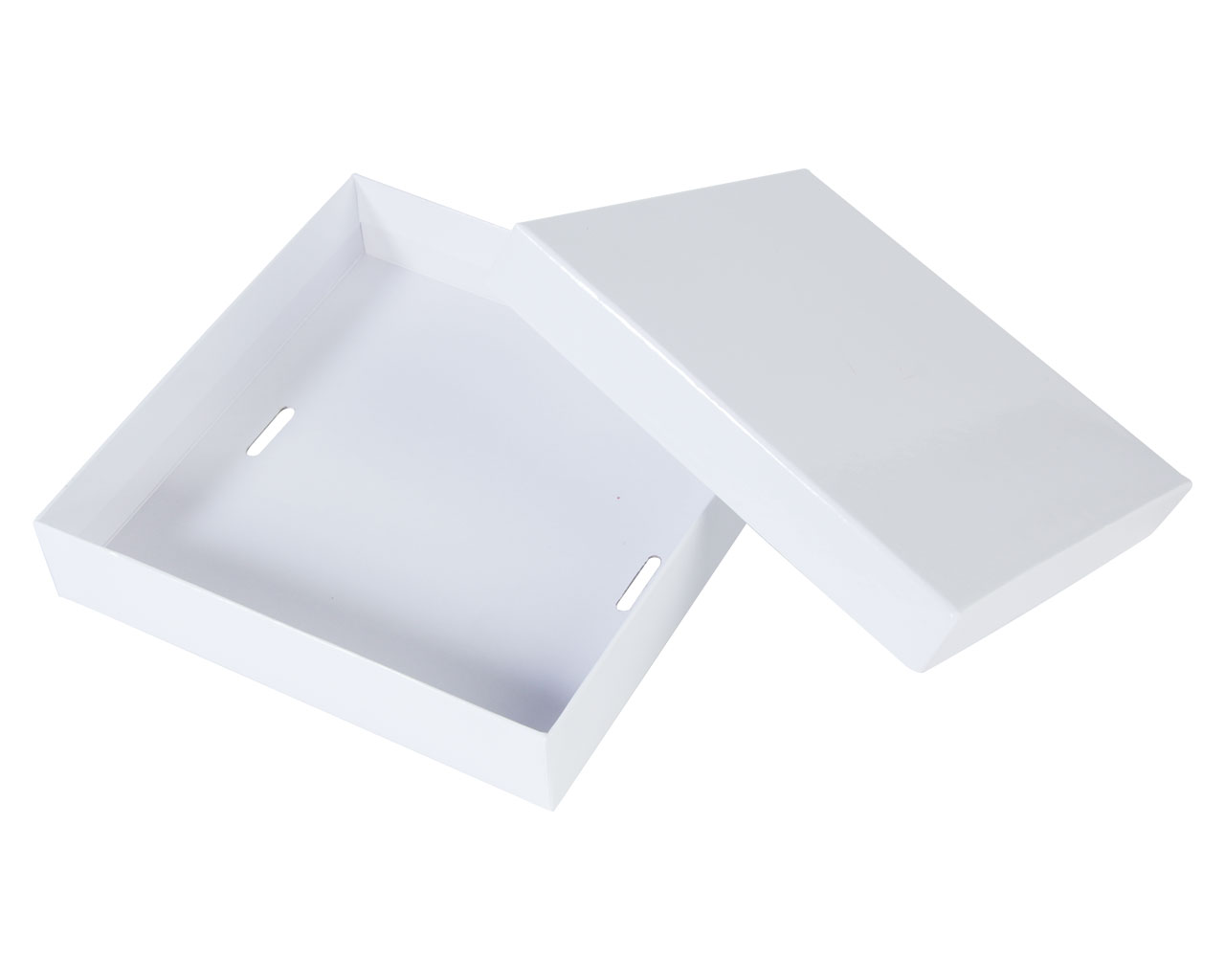 Geschenkdoos wit open