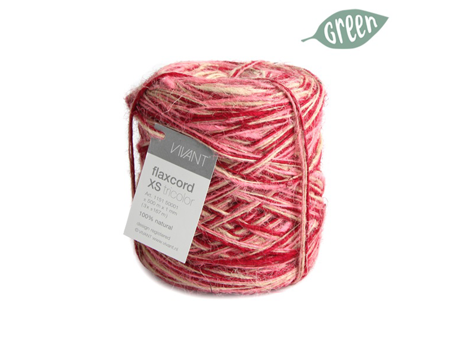 flaxkoord roze