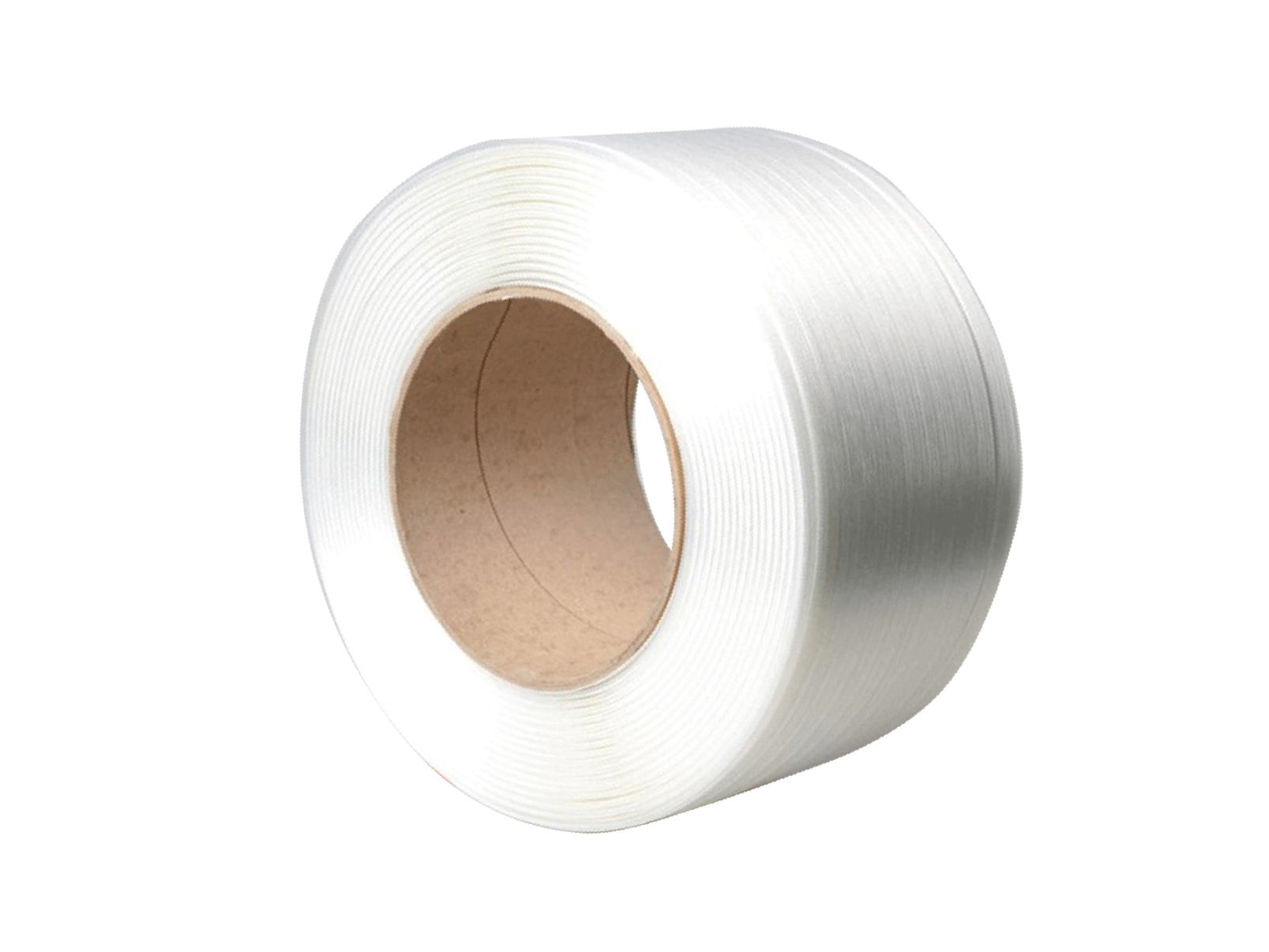 Wit omsnoeringsband voor omsnoeren en stabiliseren van pallets en dozen