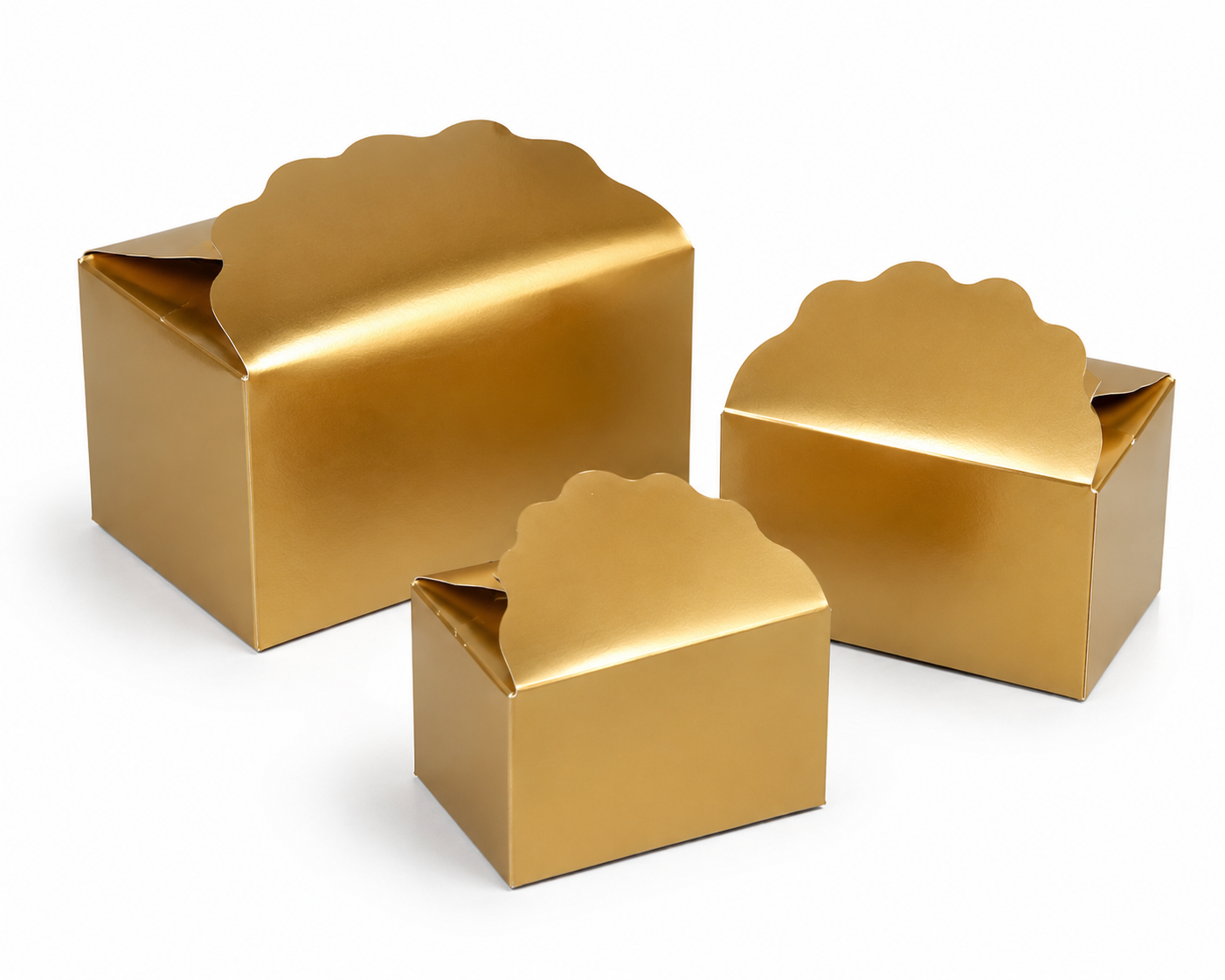Bonbondoosjes goud diverse formaten