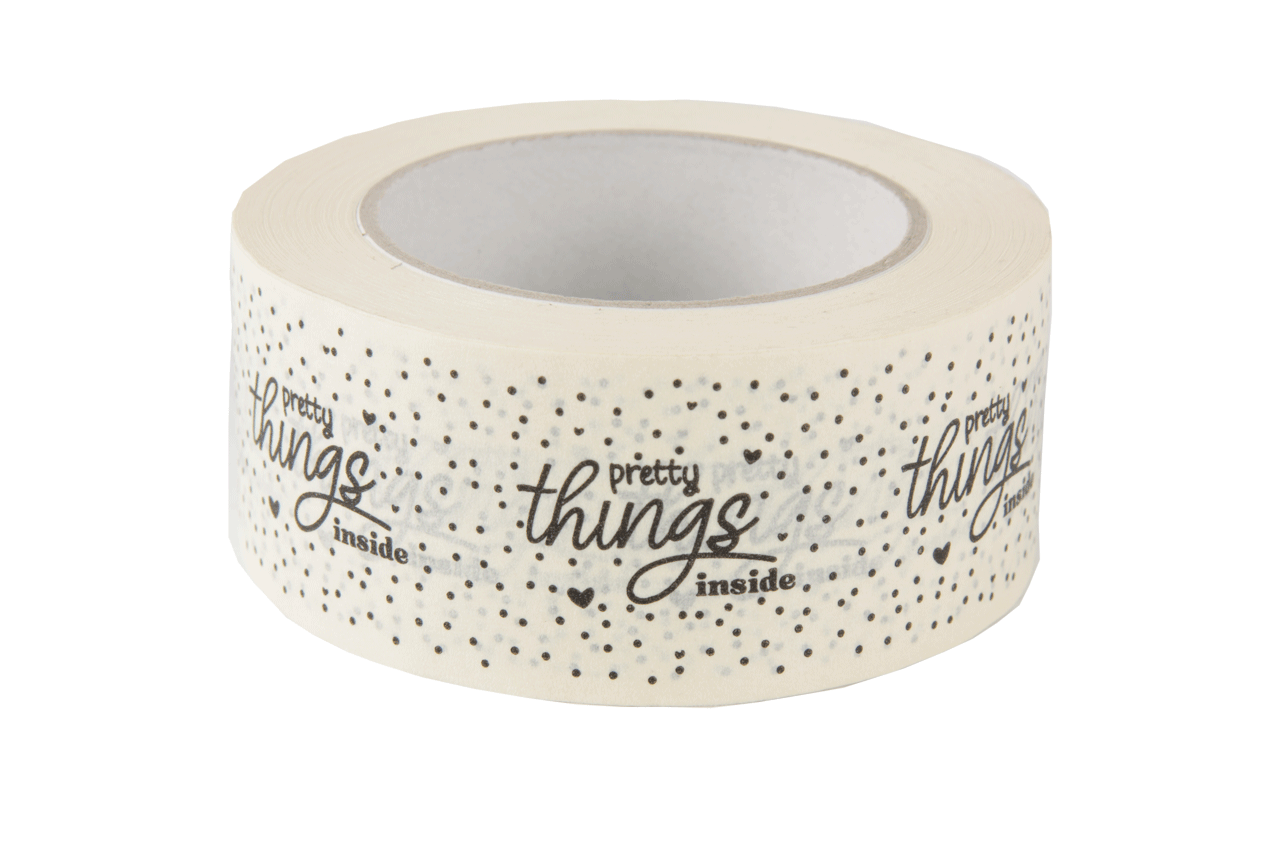Papiertape met opdruk pretty things inside 