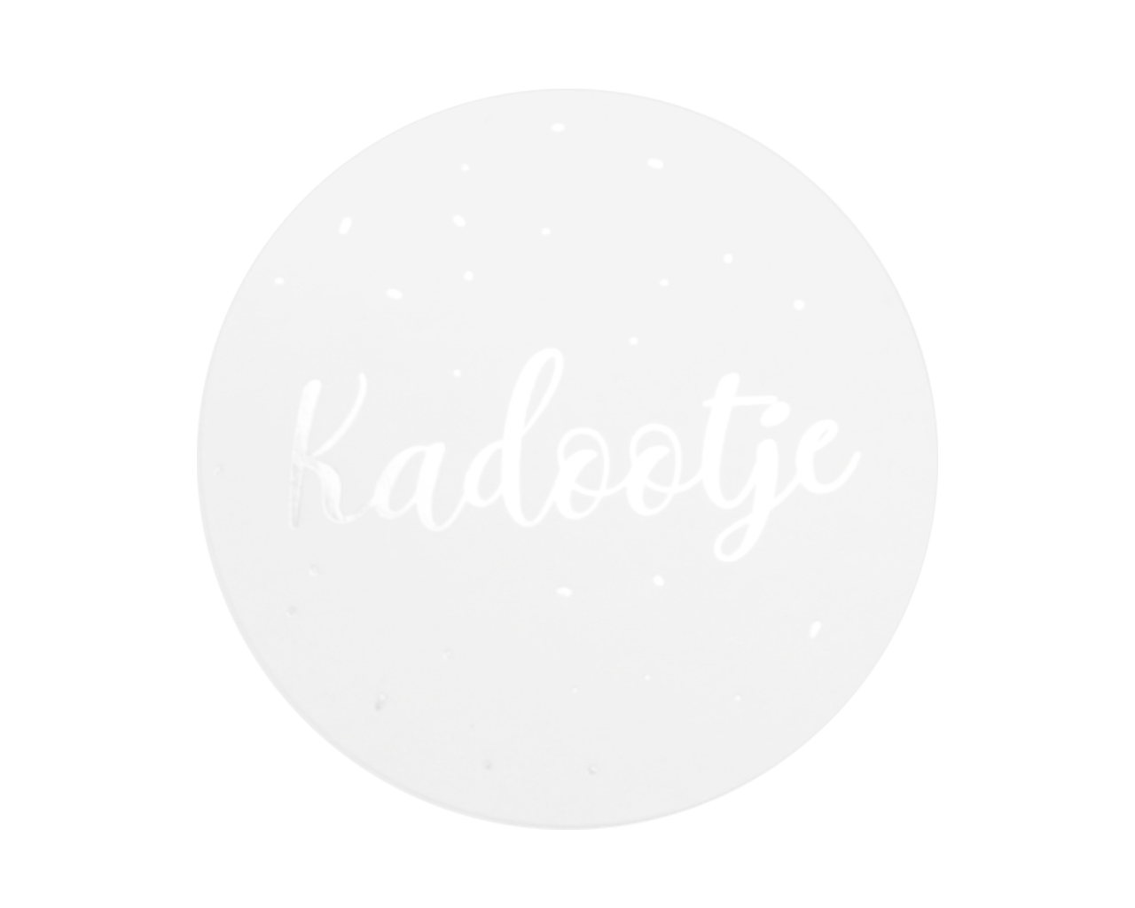 etiket kadootje