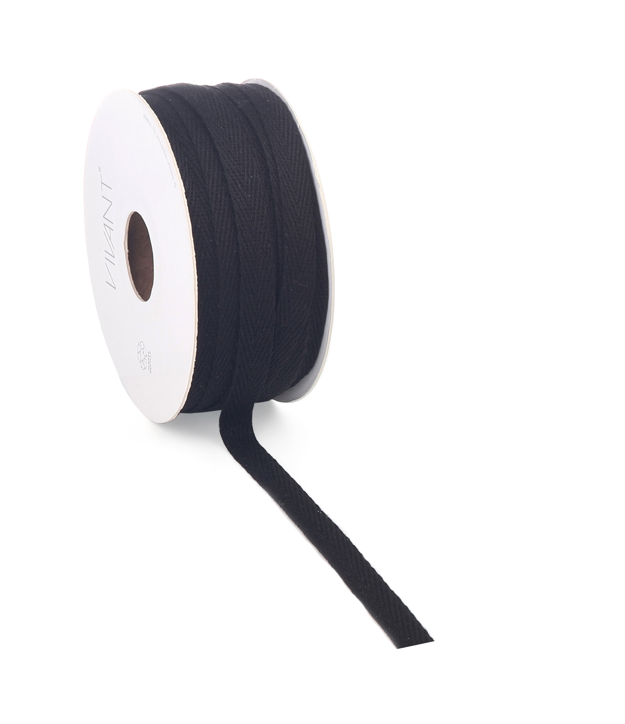 Lint Cotton Ribbon Zwart 