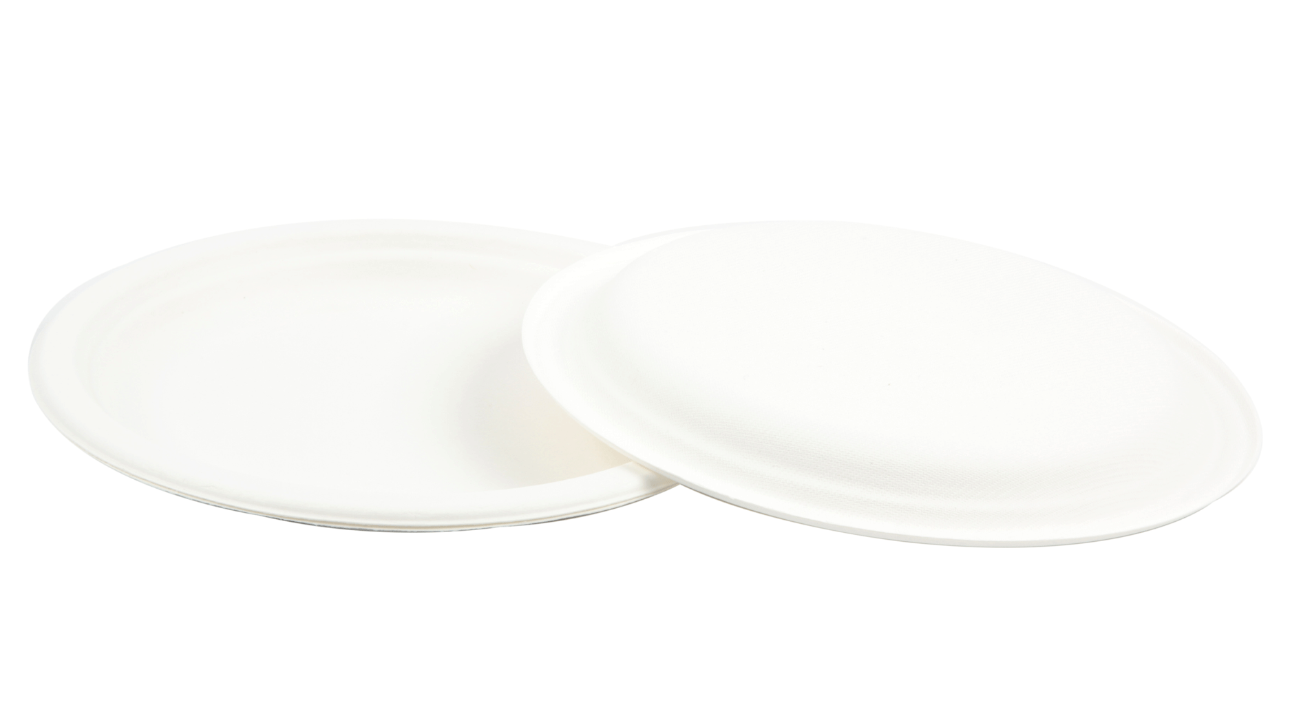 Suikerriet bord naturel zonder plastic, composteerbaar en vetwerend