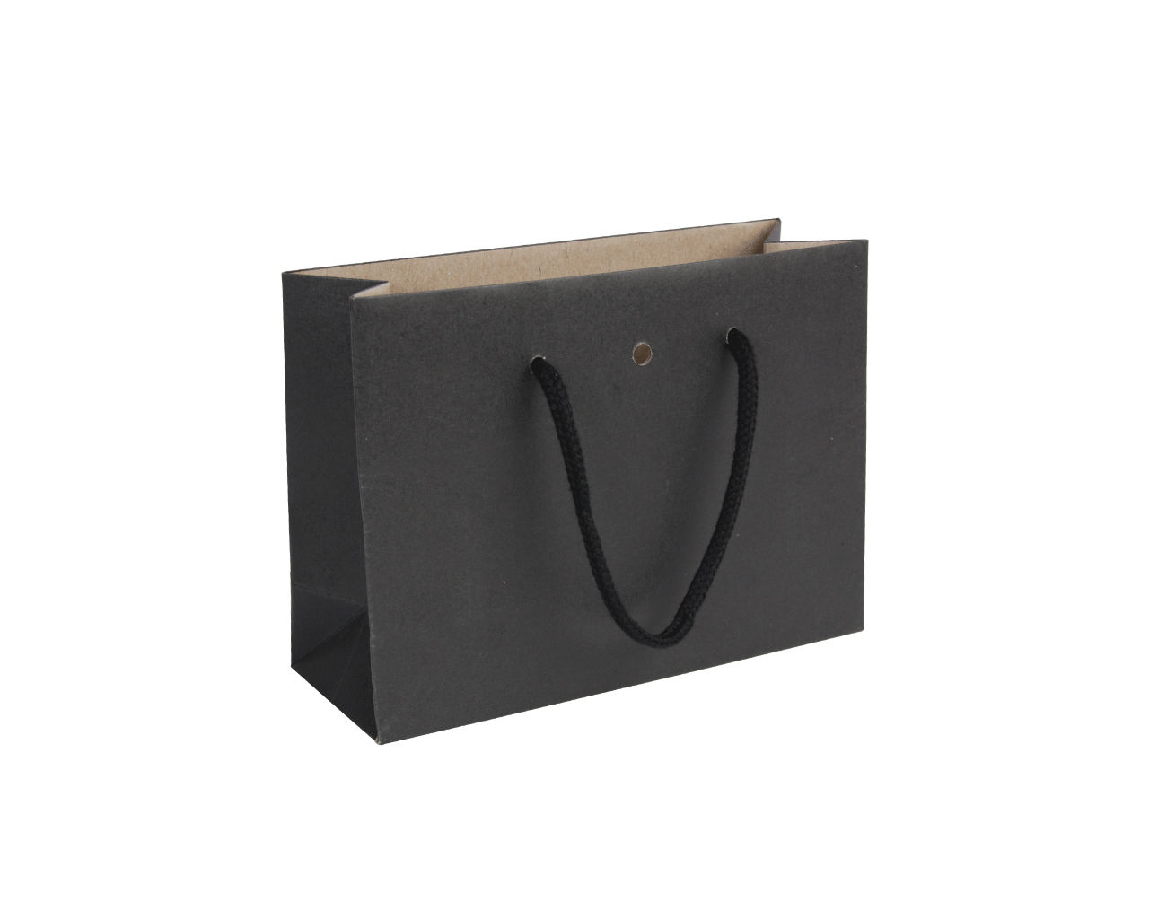 Luxe papieren draagtas zwart