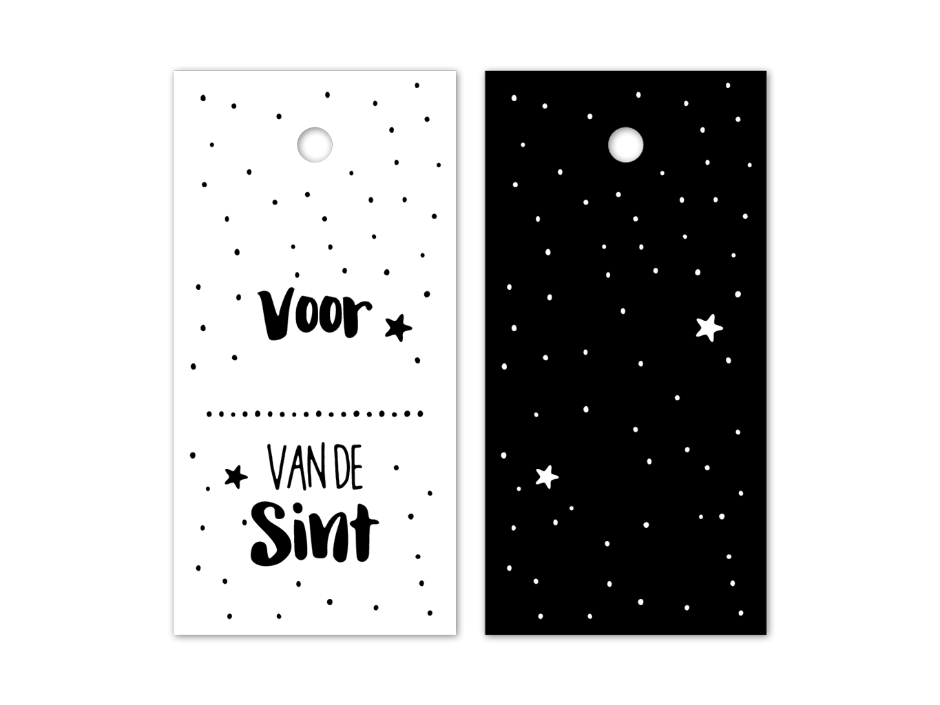 hangkaartje sint