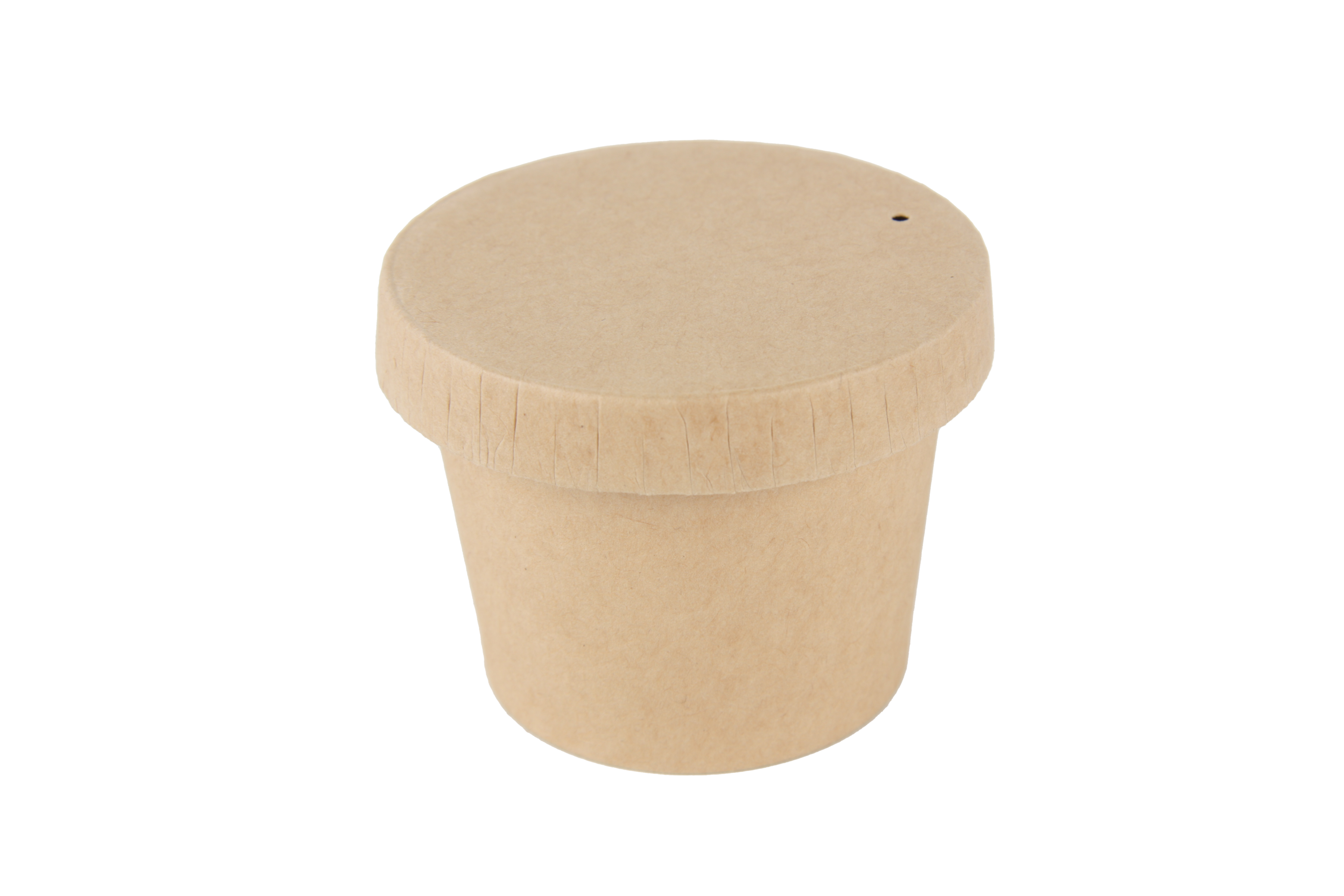 Kraft cups bruin met kraft deksel 60cc