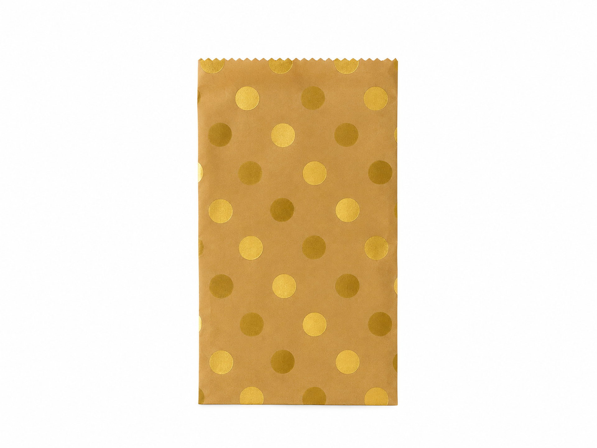 Zakje Golden Dots 17x25cm