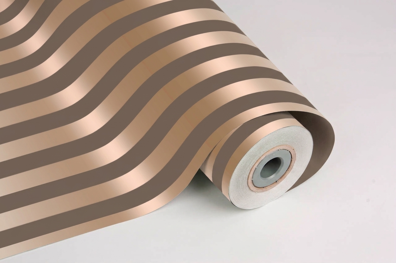 inpakpapier chocolat stripe dubbelzijdig