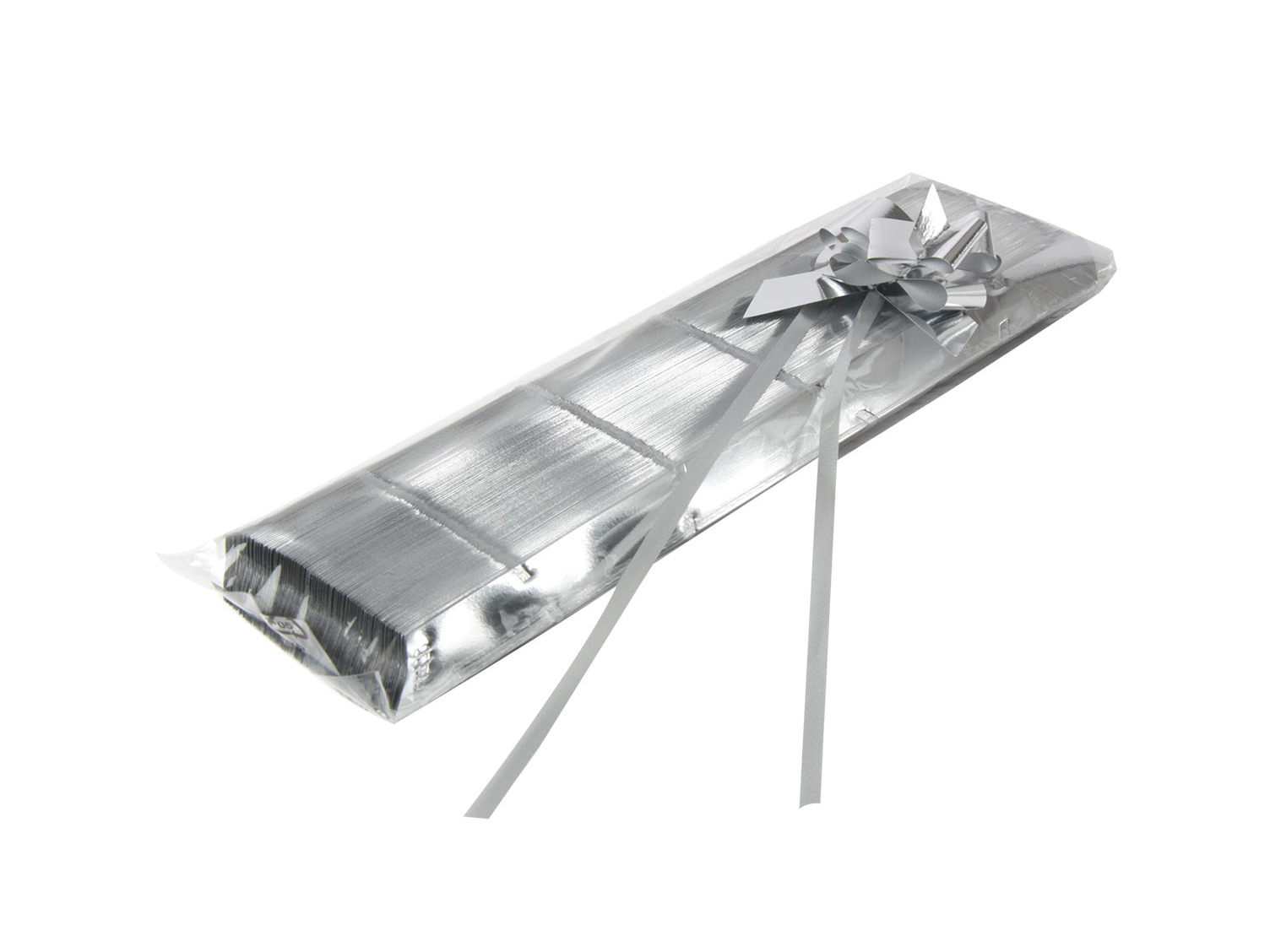 Grangala strik metallic zilver