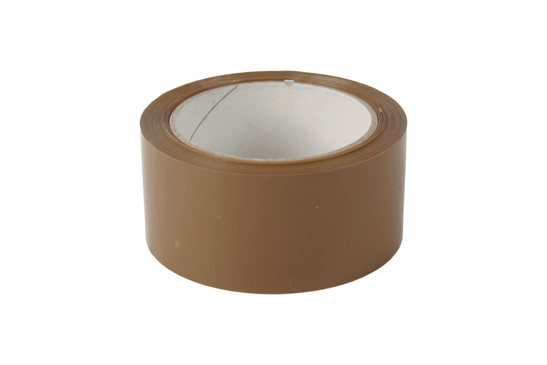 pp acryl tape bruin