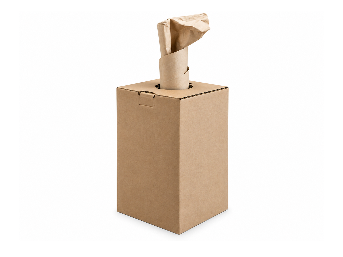 Dispenserdoos met opvulmateriaal