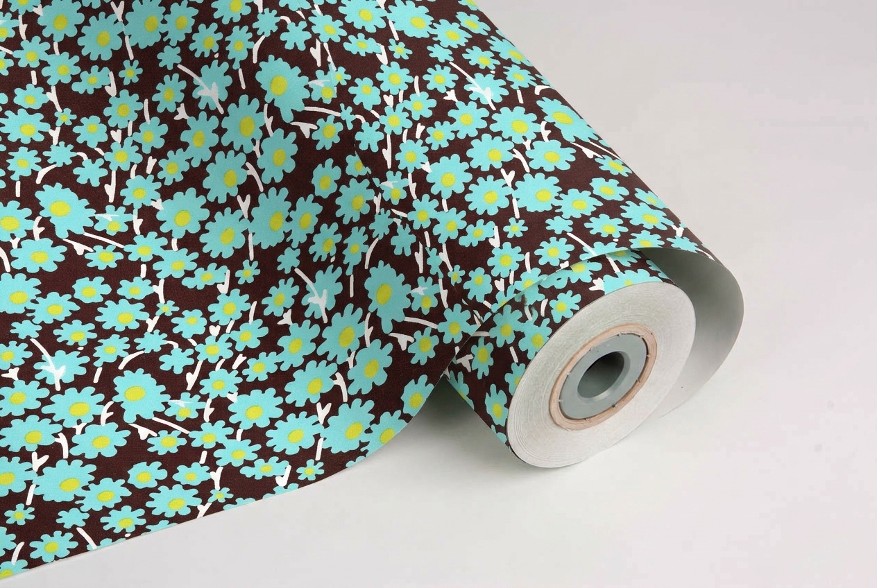 inpakpapier daisy flowers
