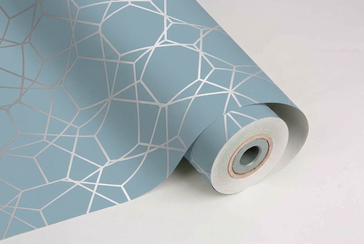 inpakpapier metallic diamonds 