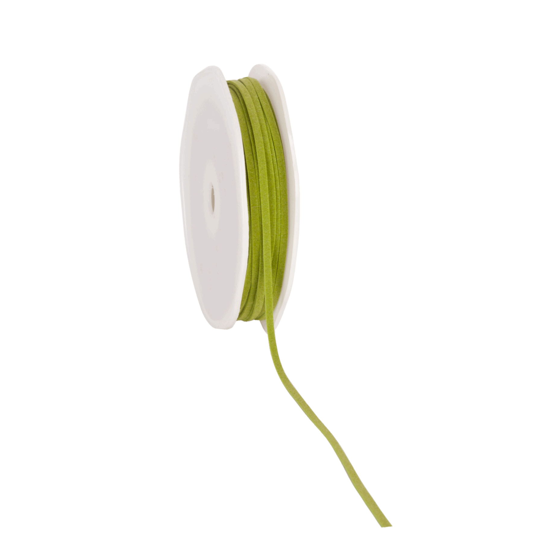 Suede Koord Mosgroen 