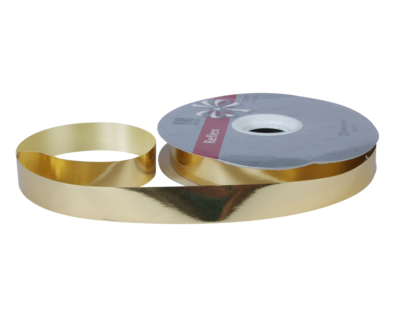 Krullint metallic oro middel