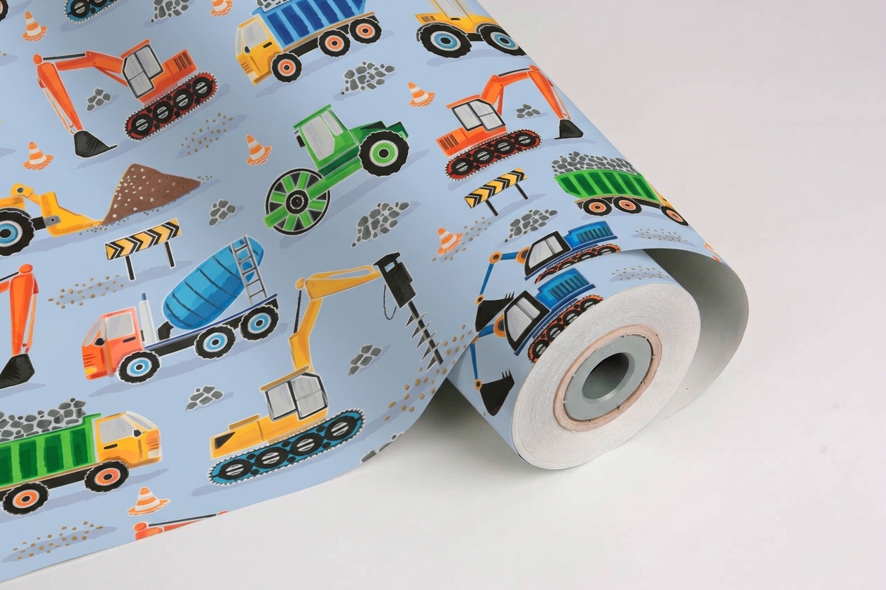Inpakpapier Bulldozer