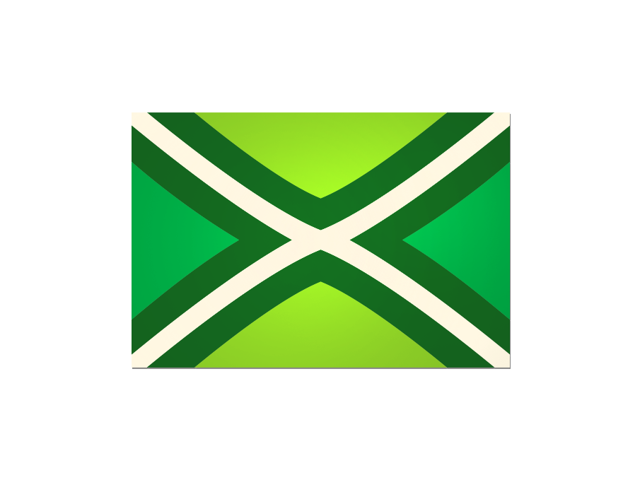 Sticker met achterhoekse vlag vierkant