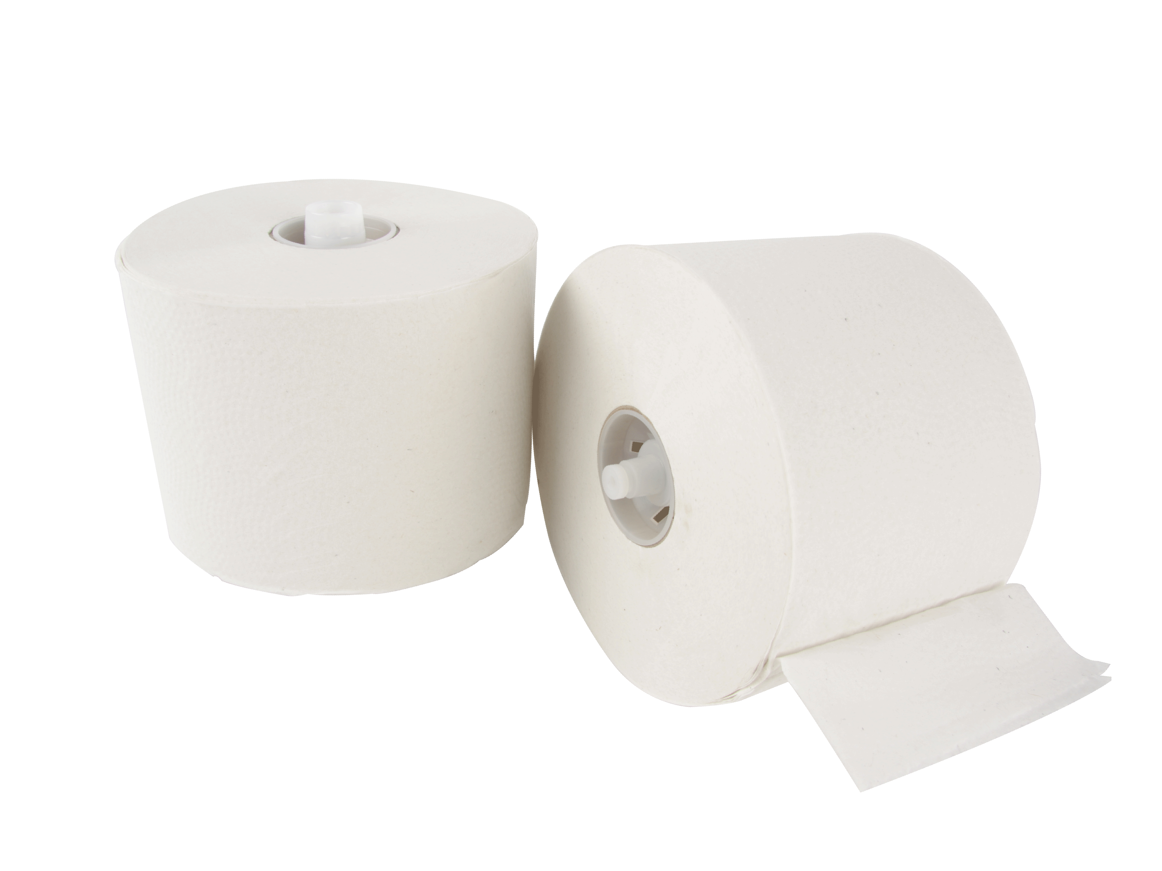 Toiletpapier wit 2 laags met dop