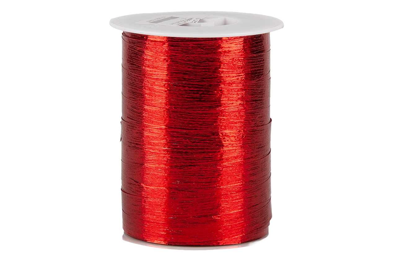 Krullint Bouquet Metallic Rood 