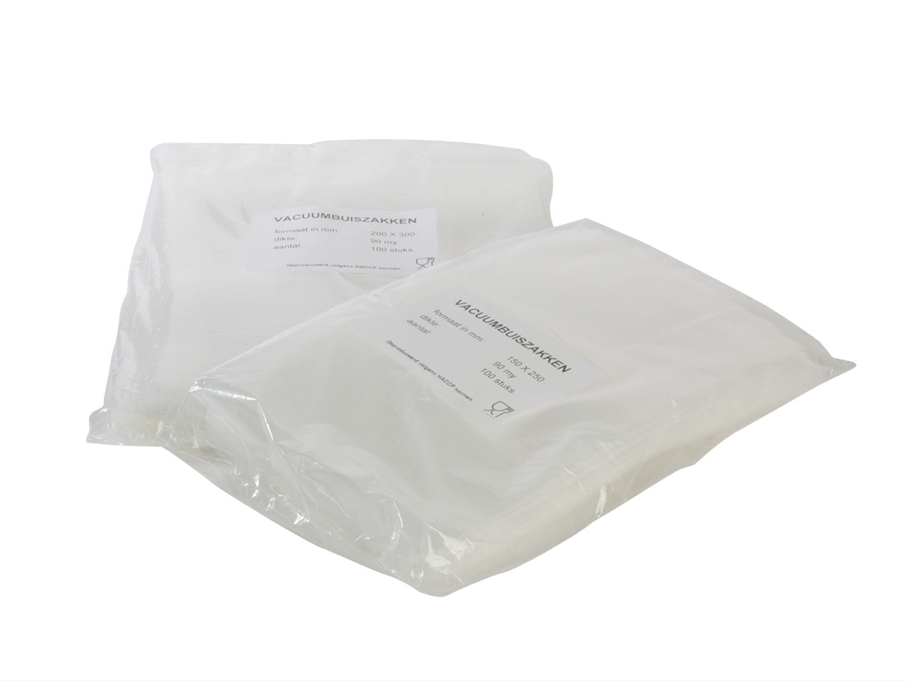 Vacuumzak transparant 90 mu