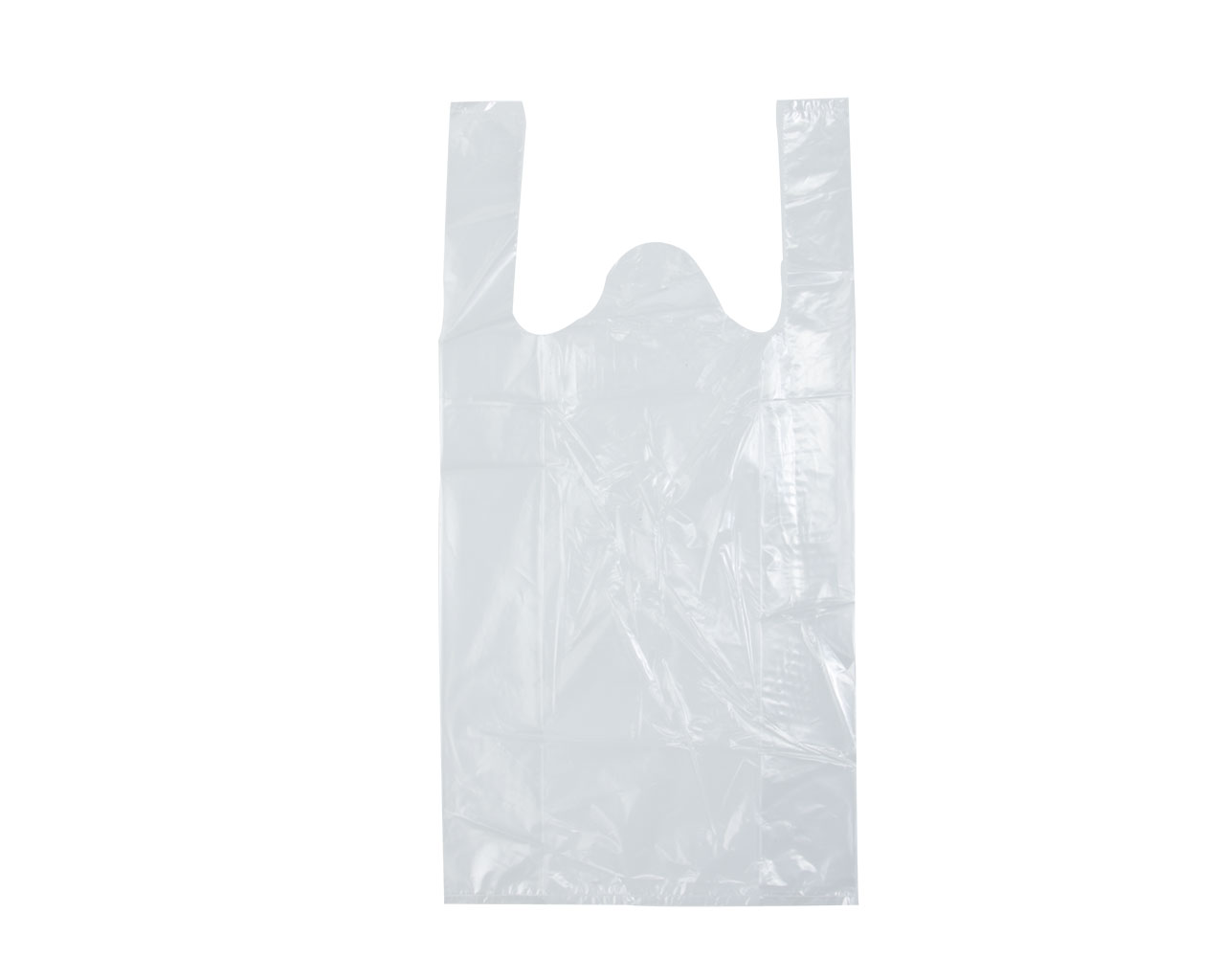 LDPE hemddraag tas transparant 
