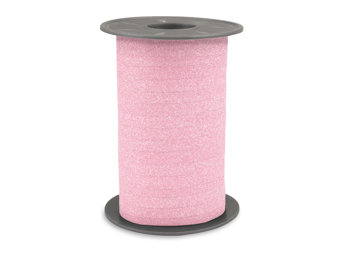 Poly Glitter Krullint Roze 