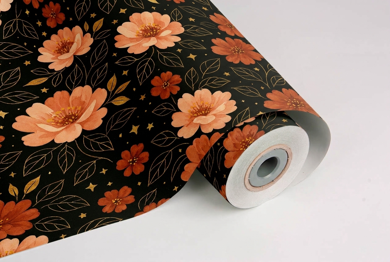 Inpakpapier Golden Garden