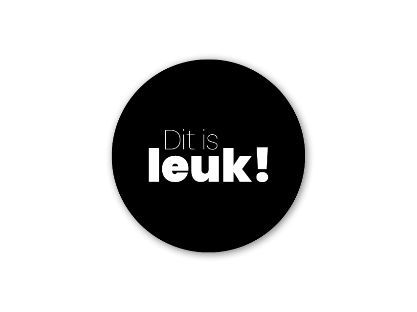etiket dit is leuk