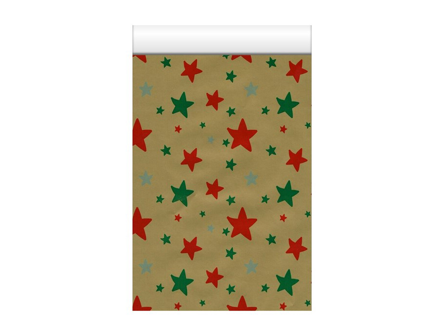 cadeauzakje kerst sterren goud