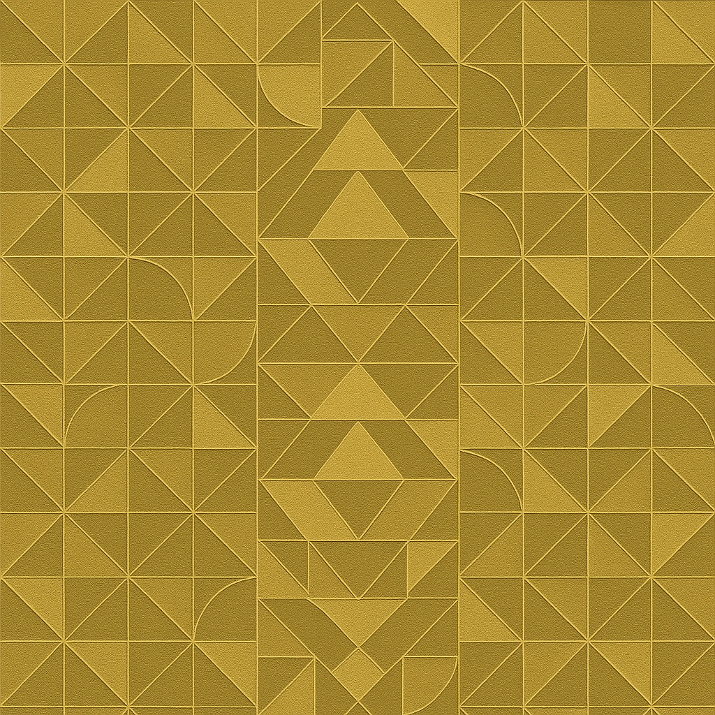 inpakpapier golden geometry