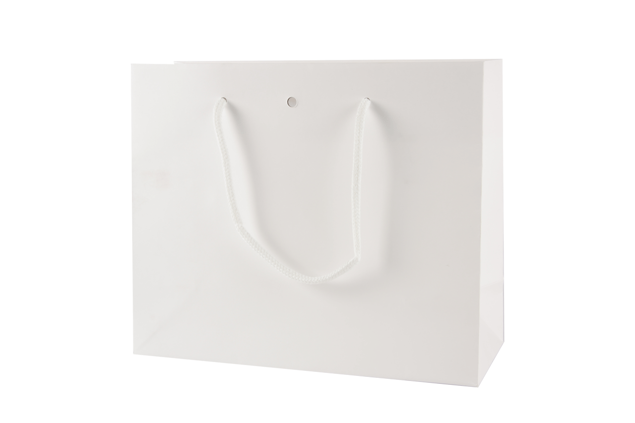 Luxe papieren draagtas wit