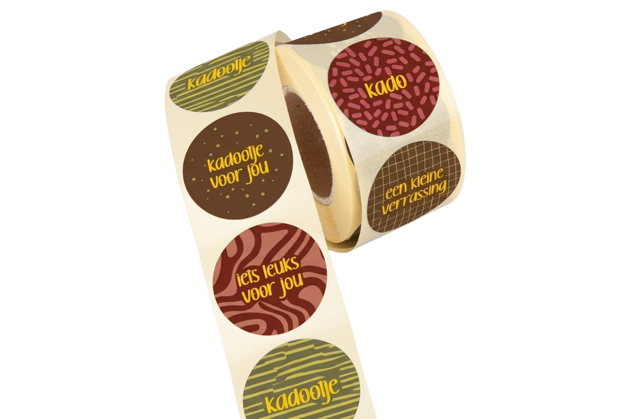 etiketten kadootje assorti